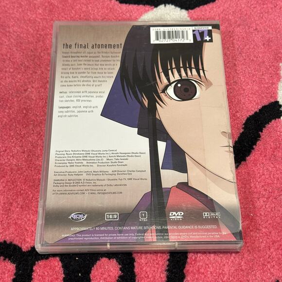 Samurai X – Reflection (Rurouni Kenshin) by Section 23 (DVD) - Picture 3 of 3